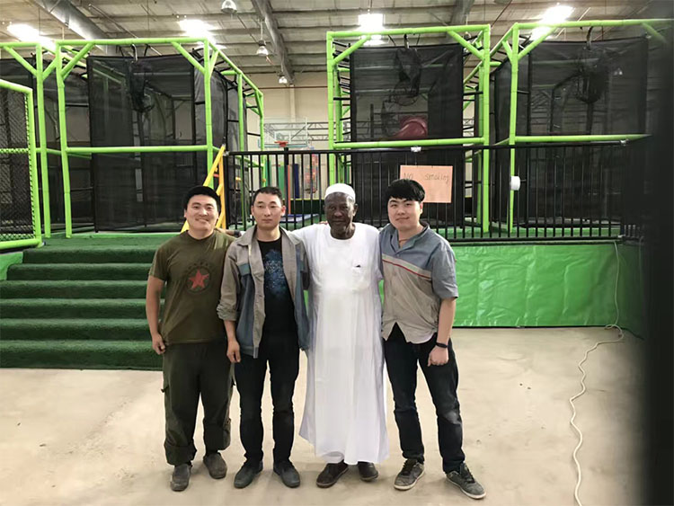 Trampoline park project in Sudan--Liben Installation Engineers