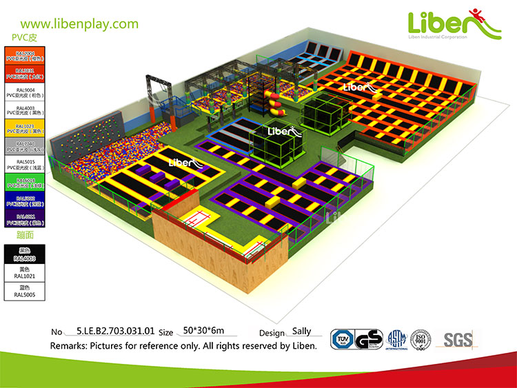 Trampoline park project in Sudan--Park Design