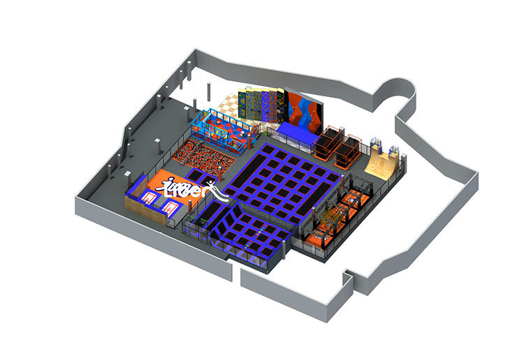 trampoline park design