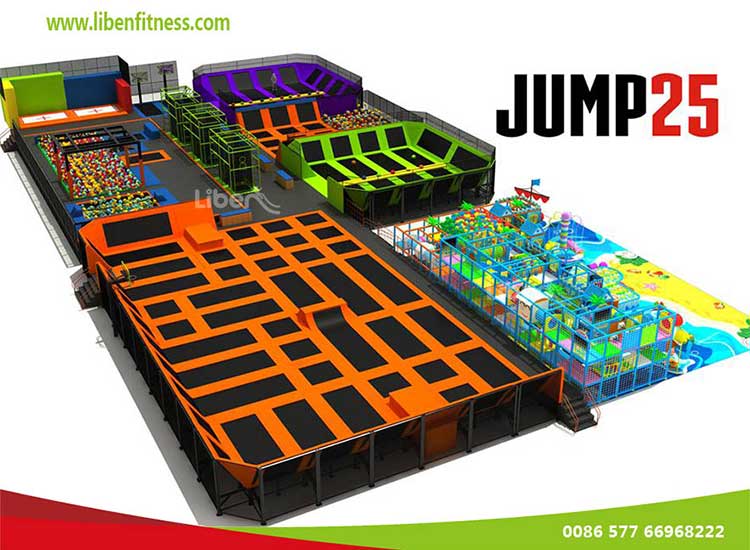 indoor trampoline park in Austria