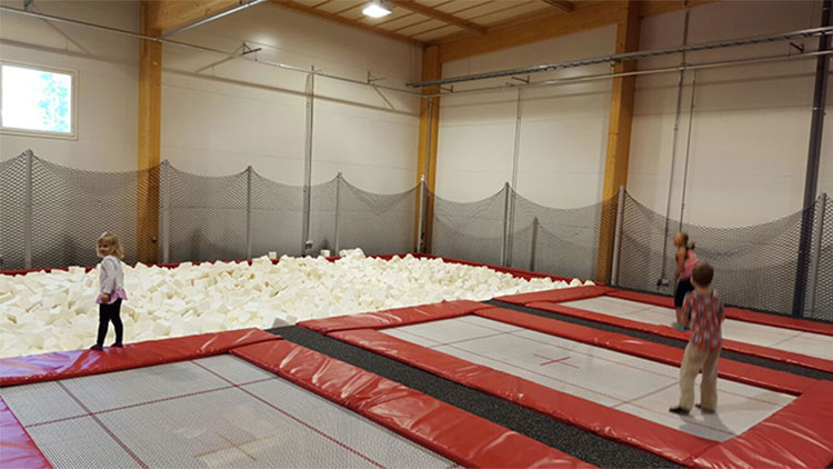 trampoline park in Finland