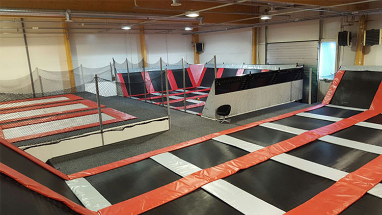 trampoline park in Finland