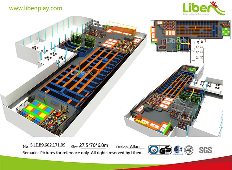 trampoline park in sweden