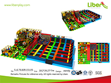 Top China indoor trampoline park builder for Shopping mall