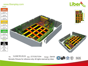 Liben Latest Trampoline Park Project in Romania