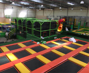 1500 Sqm indoor Trampoline Park Project finished in Sudan