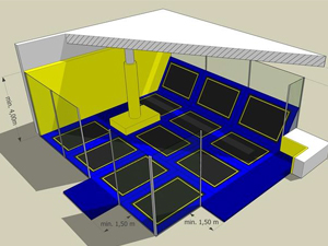 What are the basic trampoline park's ASTM safety standards ?