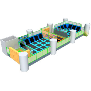 Saudi Arabia Trampoline Park Project For Shopping Mall